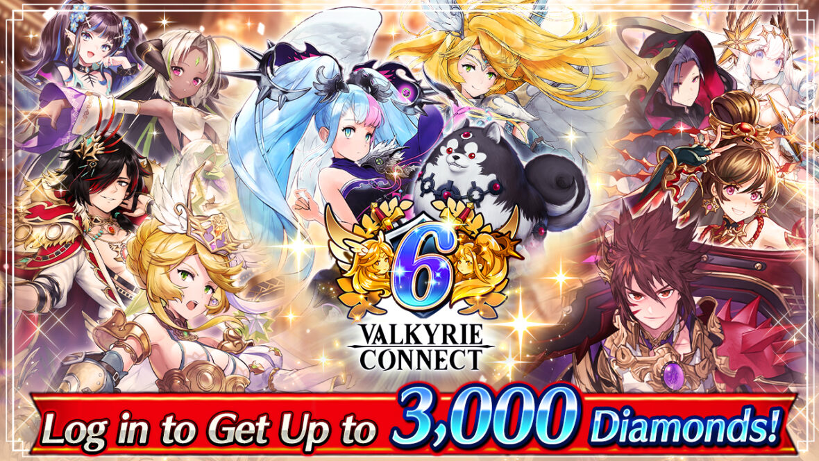 Global Version of Fantasy RPG Valkyrie Connect Is Celebrating Its 6th  Anniversary! Players Can Log in to Get Up to 3,000 Free Diamonds! hololive  production Collab Event Announced for Early 2023! -