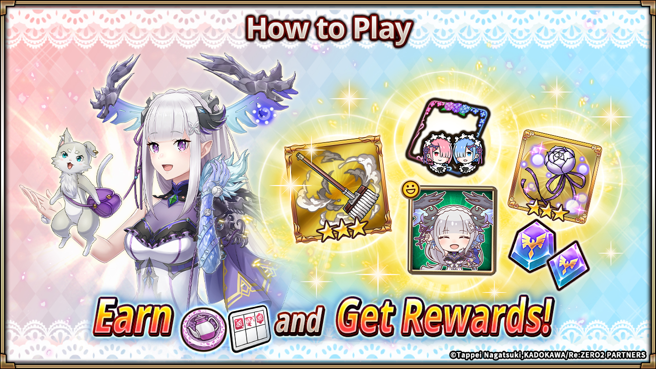 Collaboration Event with Popular Anime Series “Re:ZERO -Starting Life in  Another World-” Begins in Fantasy RPG Valkyrie Connect! Emilia, Rem, and  Ram Appear in Collab-Exclusive Outfits! All Collab Heroes Have Newly  Recorded