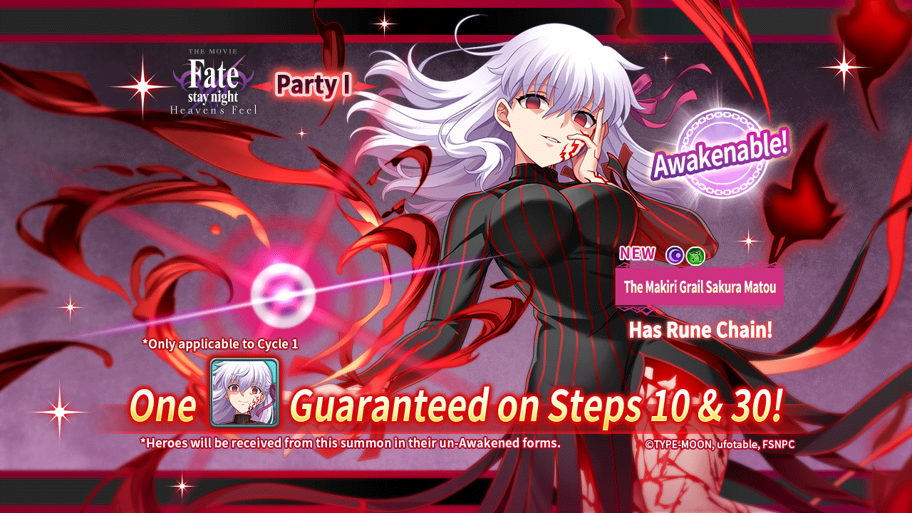 Collaboration Event with “Fate/stay night [UBW]”,”Fate/stay night